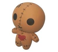 Mikinona Poupée d'horreur à Presser PU, Anti-Stress Lent à Récupération Rapide, Poupée Effrayante Marron 1 Pièce, Décoration et Jeu pour Halloween, Présent Farceur et Détente