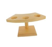 Mikinona Présentoir Cornet Glace Bois Massif à Support Dessert pour Crème Glacée Sushi Et Snacks Rack Stable pour Présentation Festive