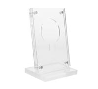 Mikinona Présentoir pour Médiators de Guitare en Acrylique Transparent 6,5×9,5 Cm, Boîte Anti-poussière avec Protection UV et Isolation L’oxydation, pour Collection et Rangement