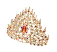 Mikinona Princess Tiara Crown Comb Vintage Chinese Hairpin Traditional Rhinestone Bridal Headpiece For Wedding And Festival Women