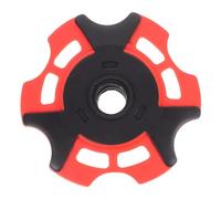 Mikinona Protection Anti-Boue pour Bâtons de Randonnée et Ski Embouts de Rechange en Plastique Rouge Compatible Bâtons de Marche Panier Rondelle Flocon Accessoire Polyvalent Outdoor