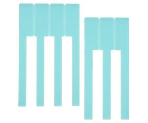 Mikinona Protection en Plastique Bleu pour Touches de Piano Clavier, Couverture Facile à Installer pour Entretien et Préservation à Long Terme en Studio Musical
