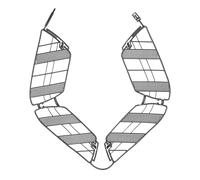 Mikinona Protège-Roue De Vélo en Maille Plastique Solide, Filet De Protection Arrière Léger, Protection pour Roues De Vélo sans Outil, Accessoire Sécurisé pour Usage Familial Et Cyclisme Urbain