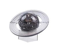 Mikinona Puzzle 3D en Cristal de Saturne 40 Pièces, D’éveil pour Garçon et Filles, Modèle Éducatif en Plastique Résistant, Décoration Anniversaire, Puzzle Amusant et Stimulant la Motricité