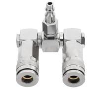 Mikinona Raccord Pneumatique Voies Industriel Pivotant Connecteur Rapide pour Compresseur Adaptateur Étanche Normes Américaines