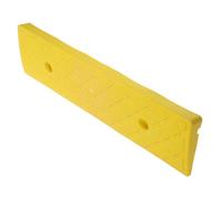 Mikinona Rampe de Seuil Antidérapante pour Voitures Scooters et Fauteuils à Roues Protection Châssis Basse Hauteur Jaune Rampe Accès Urbaine pour Trottoirs et Allées