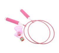 Mikinona Raquette de Badminton Garçon Fille pour Débutants Jeu Extérieur Familial pour Filles et Garçons Ensemble Sportif Résistant pour Jardin et Parc