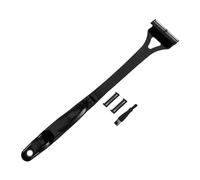 Mikinona Rasoir Dos Homme Manuel Trois Lames Réglable pour Corps Lame Incurvée Ergonomique Usage Humide et Sec Accessoire Voyage pour Épilation