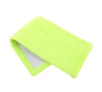 Mikinona Recharge de Housse de Vadrouille Microfibre Verte Tampon de Rechange pour Nettoyage Domestique Absorption Poussière et Débris Compatible Balai Microfibre Sol