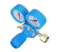 Mikinona Réducteur de Pression Oxygène à Double Manomètre Régulateur pour Bouteille de Gaz Jauge de Pression pour Soudage et Plongée Contrôle Précis et Étanchéité Renforcée