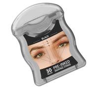 Mikinona Règle de Traçage des Sourcils 1 PC 30 M Outil de Cartographie des Sourcils Noir Pvc pour Maquillage Professionnel et Usage Personnel