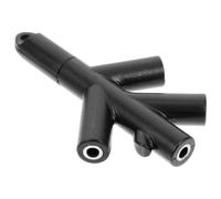 Mikinona Répartiteur Audio 4 Voies pour Casque Portable et Ordinateur Adaptateur Audio Multi-Prise Noir Partage Simultané pour Écoute Musicale Conversation Vocale et Chant Léger et