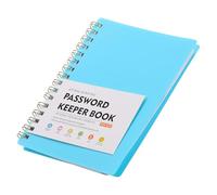 Mikinona Répertoire Mot de Passe et Reliure Spirale en Papier Pp avec Onglets Alphabétiques Carnet de Mots de Passe Multifonctionnel pour Enregistrements Complets et Usage Personnel