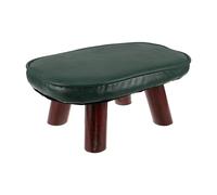 Mikinona Repose-Pieds avec Pieds : Petit Repose- Ottoman de 14 cm de Haut avec Coussin épais, Tabouret rembourré pour Salon, Chambre, entrée, canapé ou Bureau