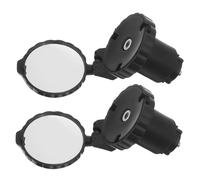 Mikinona Rétroviseurs de Route Convexes Miroir de Guidon et Durable Installation sans Outil Large pour Cyclisme Extérieur