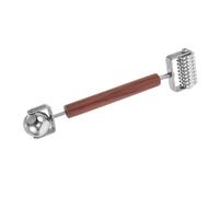 Mikinona Roller de Massage Facial Manuel Acier Inoxydable à Double Tête Outil Acupression pour Contour des Yeux et Lifting Peau Anti-rides Poches
