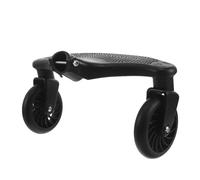 Mikinona Roue Avant et Arrière de Poussette en Polyuréthane Pu Accessoire de Rechange Compatible Système de Freinage Fiable pour Poussette à Pédales Kit de Roulettes Solide et Maniable