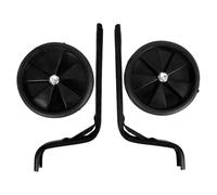 Mikinona Roues Stabilisatrices Vélo Garçon Fille Kit Support Auxiliaire Silencieux Noir pour Garçon Fille Entraînement Équilibre Sécurité Facile à Installer