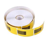 Mikinona Rouleau 500 Feuilles Papier Conseils Ongles Autocollants Pour Guide Nail Art Formes Carrées Extensions Gel Uv Manucure Débutants Usage Salon