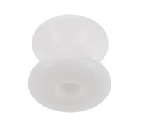 Mikinona Rouleau d'Ancre en Nylon Blanc Robuste - Grand Modèle pour Embarcations Marines - Guide-Ancre Solide pour Remorque de Bateau - Roue Pivotante pour Mouillage Facile et Remplacement