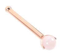 Mikinona Roulette De Massage Visage Jade Rose Avec Manche Métal Outil Sculptant Pour Soin Peau Stimule La Circulation Et Éclat Naturel Adapté Femmes Et Hommes