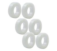 Mikinona Ruban Adhésif Double Face Lot De 6 Rouleaux Facile À Utiliser Invisible Résistant À Leau 1 25 Cm X 900 Mm Blanc