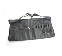 Mikinona Sac Ceinture Maquillage Professionnel avec Poches Multiples Réglable et Portable Pochette Photo pour Outils de Maquillage Femme Noire