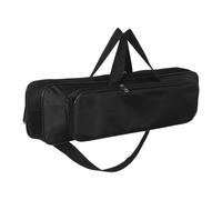 Mikinona Sacoche Porte-Bâtons de Pêche 50 CM en Tissu Oxford Noir Structure en Fil D’Acier Étui de Voyage Compact Léger pour Matériel de Pêche Portable Housse de Protection Multifonction