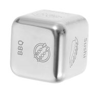 Mikinona Sélecteur d'aliments décision Cube Accessoire de dés de Nourriture Alimentaire Accessoires de dés de Restaurant de Repas de de fête Acier Inoxydable