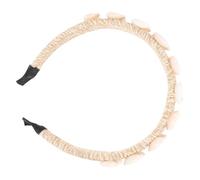 Mikinona Serrage-tête Couronne De Coquillages Baroque En Corde Naturelle Tressée, Bandeau Pour Femme, Accessoire Cheveux Polyvalent, Coiffure Élégante Festive, Taille, Double Rangée Coquillages