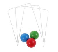Mikinona Set de Croquet pour Garçon Fille Kit Complet avec Arceaux et Maillets Équipement de Jeu Extérieur pour Jardin Cour et Fêtes Famille