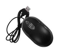 Mikinona Souris USB Filaire Optique 1000 Dpi Ergonomique pour Ordinateur Portable Et Pc Bureau Molette Défilement Réactive Noire Câblée Plug and Play