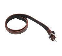 Mikinona Stirrup Leathers For Training Adjustable Leather Straps With Metal Buckles Non-stretch Design For Schooling Jumping And Daily Horse Riding