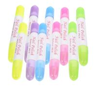 Mikinona Stylos Dissolvants Pour Vernis à Ongles 10 Pièces Taille Standard Correcteurs Bords Des Ongles Pour Femmes Usage Domestique Et Salon De Manucure Plastique Solide