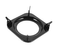 Mikinona Support Accessoire pour Gaz Cuisinière à Antidérapant Métal, Noir la Garantit Stabilité et Sécurité Cuisine Maison