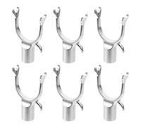 Mikinona Support Branches en Alliage D'aluminium Argenté Arbre Fruitier 6 Pièces, Outil Multifonction pour Soutien Solide Jardins Extérieurs et Vergers