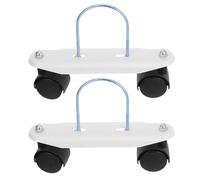 Mikinona Support de Chauffage avec roulettes Pivotantes Acier pour Chauffage Appoint Gaz et Patio Base Compacte et Résistante pour Radiateurs Bain Huile Accessoire Mobile