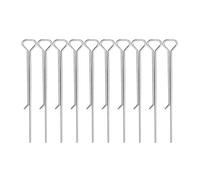 Mikinona Support de Mèche en Acier Carbone 10 Pièces Argenté pour Maintenir la Mèche Droite Lors Fabrication de Bougies DIY