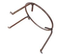 Mikinona Support de Wok de Camping en Barres d'armature résistantes à l'usure, Accessoire Multifonction Portable pour Pique-niques et Grands foyers