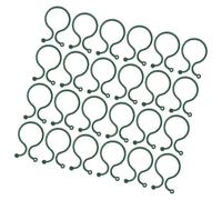 Mikinona Support Maintien Fiable pour Plantes 100 Clips en Plastique Vert, Pinces à Tomates Résistantes pour Jardinage des Vignes et Activités de Jardinage