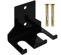 Mikinona Support Mural pour Barres de Musculation Robuste et Compact Rack de Rangement pour Haltères Adapté Salle de Sport à Domicile Installation Facile et Design Sécurisé