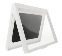Mikinona Support Mural pour Tablette Rotatif sans Perçage Étanche et Antibuée Fixation Adhésive Stable pour Salle de Bain et Cuisine Compatible Écran Horizontal et Vertical Blanc