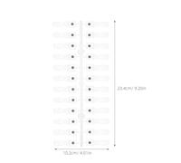 Mikinona Support Pour Vernis à Ongles 48 Pièces Magnétiques Haute Fidélité Des Couleurs, Bâtonnets D'échantillons Pour Formation Manucure Et Création Nail Art Portable