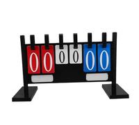 Mikinona Tableau de Score Portable Résistant et Multifonction pour Sports Intérieur et Extérieur Affichage Clair et Étanche pour Football Tennis Volleyball Badminton