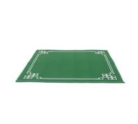 Mikinona Tapis de Mahjong Carré 70 X 70 CM Vert Antidérapant et Résistant à L’Usure, Nappe Insonorisante pour Jeux de Société, Poker et Dominos, Protège-Table Souple et Facile à Nettoyer