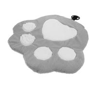 Mikinona Tapis de Siège Auto Mignon Confortable et Respirant Forme Patte de Chat Coussin de Siège de Voiture en Peluche pour Temps Froid en Voiture