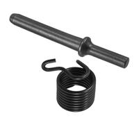 Mikinona Tête de Rivet Pneumatique en Acier Allié pour Rivets Pleins et Semi-creux 3-8 Mm, Kit Burin et Poinçon, Outil Robuste pour Riveteuse à Marteau-pilon, Usage Automobile et Travaux