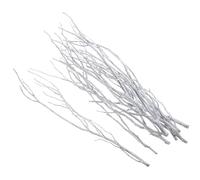 Mikinona Tiges pour Vase, 10Pcs, Branches d'arbre courbées, Bois Blanc, 50 cm, Accessoires de Composition Florale, Remplissage de Vase, Anniversaires