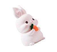 Mikinona Tirelire Lapin Décoratif Vinyle Incassable Boîte à Économies Mignonne pour Bureau et Chambre Garçon Fille Cadeau Fille Garçon Décoration de Bureau et Chevet