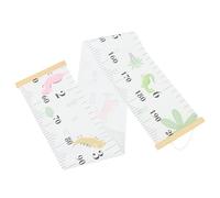 Mikinona Toise de Croissance Murale pour Garçon et Filles 100 Cm en Bois et Tissu, Règle Murale Simple et Solide Courbe de Croissance, Décoration Chambre Bébé Garçon Fille, Mesure Taille